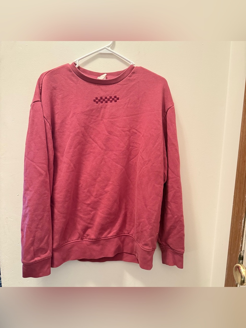 2016 Maroon Vans Hoodie Unisex Size XS with Embroidered Logo